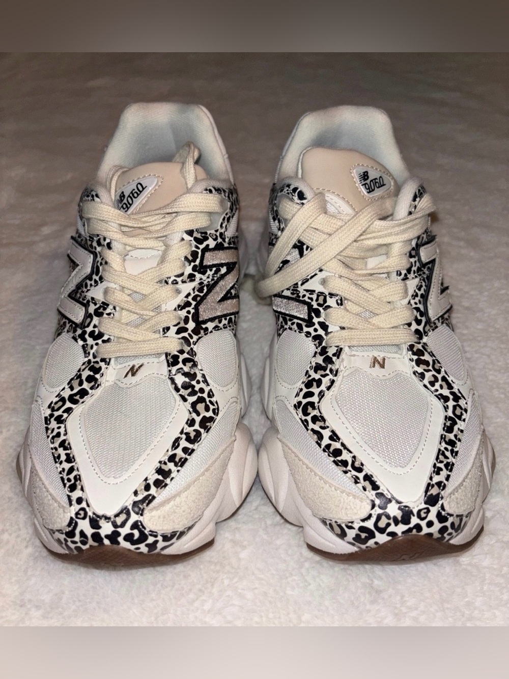 New Balance 9060 Leopard Print Fashion Sneakers 7.5